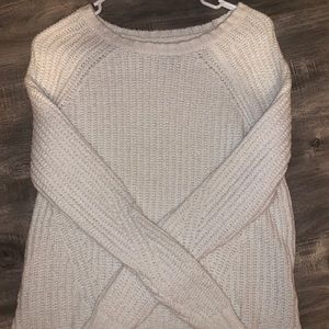 Small American Eagle White sweater